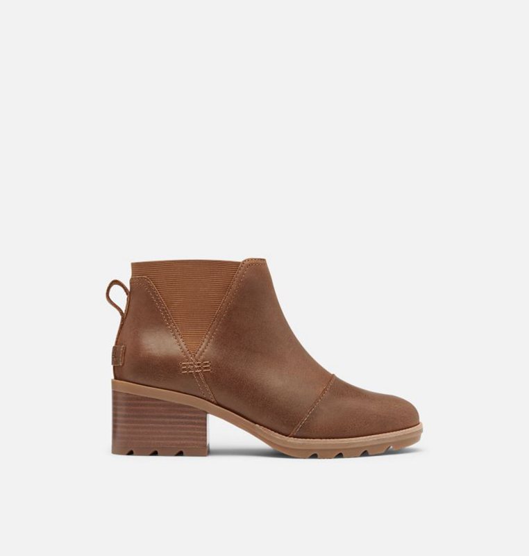 Sorel Dam Stövlar Brun - Cate™ Chelsea Mid - QGV-364081